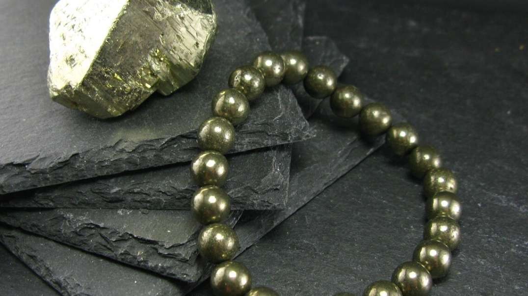 Pyrite Money Magnet Natural Stone Bracelet